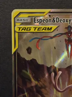 Espeon & Deoxys GX SM240 Pokemon Black Star Promo 2020 English Holo LP - Image 5