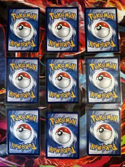 Pokemon Chinese Gem Pack 2 Eeveelution Lot x9 Stars Pattern Holo - Image 2