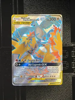 Moltres & Zapdos & Articuno GX 66/68 Hidden Fates Ultra Rare 2019 Pokemon TCG - Image 1