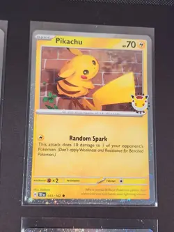 Pikachu 4x Pokemon Day Promo Holo 051/162 English Pokemon TCG Nintendo W/ Coin - Image 4