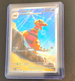 Krokorok 136/086 Sv: Black Bolt Illustration Rare Holo EN 100 HP Stage 1 - Image 1