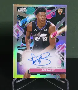 Ace Bailey - 2025-26 Topps Cosmic Chrome - Auto Rookie Refractor Variation - Image 1