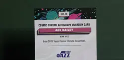 Ace Bailey - 2025-26 Topps Cosmic Chrome - Auto Rookie Refractor Variation - Image 5