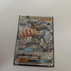 Pokemon TCG - Machamp GX - 64/147 - Ultra Holo Rare - Burning Shadows - Image 1