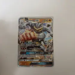 Pokemon TCG - Machamp GX - 64/147 - Ultra Holo Rare - Burning Shadows - Image 3