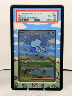The Pokemon Company Mew ex 347/190 SV4a SAR Holo JP 2023 PSA 10 - Image 1