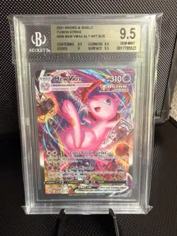 Pokemon Mew VMAX Alternate Art Secret Rare Holo Fusion Strike 269/264 BGS 9.5 - Image 1