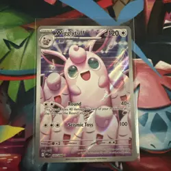 Pokemon: Wigglytuff Illustration Rare IR Full Art Holo 105/094 Phantasmal Flames - Image 1