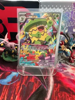 Ludicolo 095/094 Illustration Rare Phantasmal Flames Pokemon TCG - Image 1