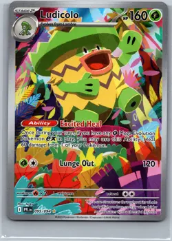 Ludicolo 095/094 Illustration Rare Phantasmal Flames Pokemon NM - Image 1