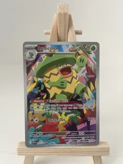 2025 Ludicolo 095/094 Phantasmal Flames Illustration Rare Pokemon TCG Card NM - Image 1
