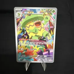 Ludicolo 095/094 Me02: Phantasmal Flames Holo Full Art IR Pokemon TCG NM - Image 1