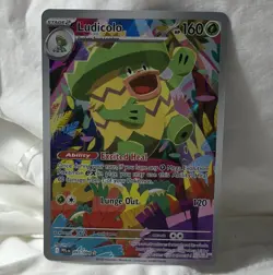 The Pokemon Company Ludicolo 095/094 Me02 Phantasmal Flames Full Art Holo IR ENG - Image 1