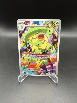 Ludicolo 095/094 Me02: Phantasmal Flames Holo Full Art IR Pokemon TCG - NM - Image 1