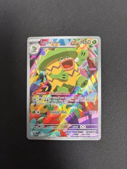 Pokemon TCG Ludicolo 095/094 Illustration Rare Phantasmal Flames NM - Image 1