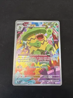 Pokemon TCG Ludicolo 095/094 Phantasmal Flames Illustration Rare Holo - Image 1