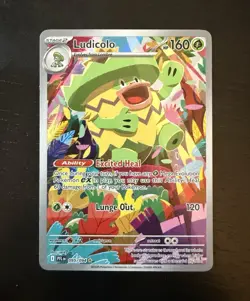 Pokemon TCG Ludicolo 095/094 Me02 Phantasmal Flames IR Holo EN 160 HP - Image 1