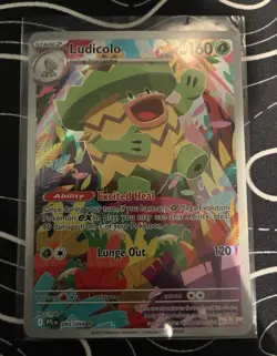 Pokemon TCG Ludicolo 095/094 Phantasmal Flames (IR) illustration rare - Image 1