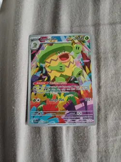 Pokemon TCG Phantasmal Flames Ludicolo Illustration Rare 095/094 - Image 1
