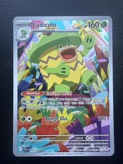 Ludicolo 095/094 Illustration Rare Pokemon Tcg Mint Condition - Image 1