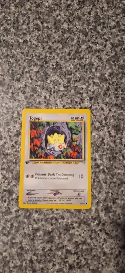 Pokemon Cards TCG 1st Edition Togepi 51/111 Uncommon Neo Genesis Near Mint WOTC - Image 1