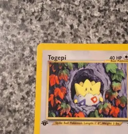 Pokemon Cards TCG 1st Edition Togepi 51/111 Uncommon Neo Genesis Near Mint WOTC - Image 2