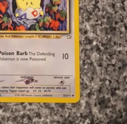 Pokemon Cards TCG 1st Edition Togepi 51/111 Uncommon Neo Genesis Near Mint WOTC - Image 5