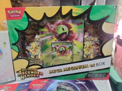 Pokemon TCG Prismatic Evolutions ETB, Ascended hero’s Mega Meganium EX Box + Ext - Image 3