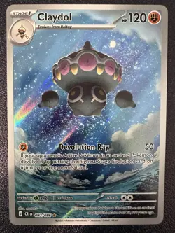 Claydol 92/86 Illustration Rare Pokemon Chaos Rising NM - Image 1