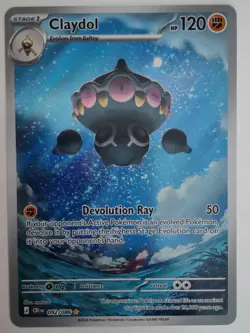 Claydol 92/86 Illustration Rare Pokemon Chaos Rising Pre-Release ME04 NM - Image 1