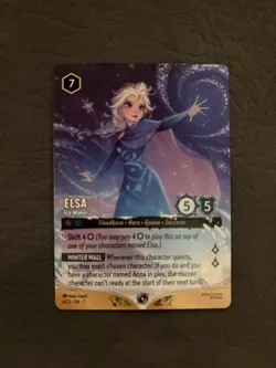 Disney Lorcana Elsa - Ice Maker non-foil Promo DLC Challenge 6/C2 EN 7 NM - Image 1