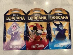Disney Lorcana TCG The First Chapter Sleeved Booster Pack Art Set (3) - Image 1