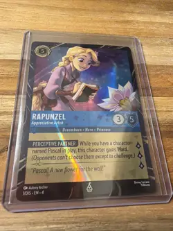 Disney Lorcana Rapunzel Appreciative Artist Foil Epcot Festival of the Arts - Image 1
