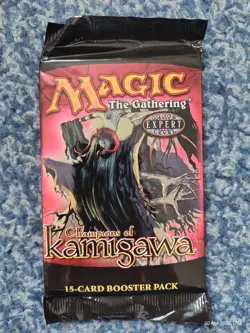 MAGIC THE GATHERING MTG 1x CHAMPIONS OF KAMIGAWA BOOSTER PACK NEW SEALED - Image 1