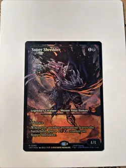 Super Shredder Borderless Foil Teenage Mutant Ninja Turtles 0285 MTG NM N - Image 1
