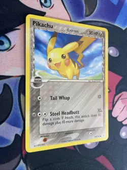 Pikachu 79/110 Holon Phantoms Delta Species Pokemon TCG Card Common 2006 NM - Image 2