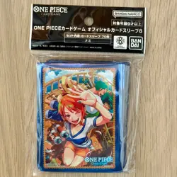 Official One Piece Card Game Sleeves Vol. 8 (Nami) from Japan. - Image 1