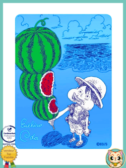 Luffy Metakira Natsucomi watermelon 2026 Promo Eiichiro Oda ONE PIECE Japanese - Image 1