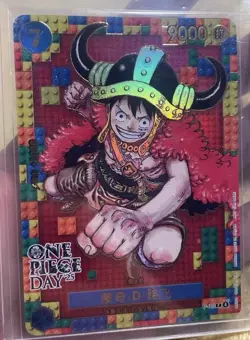 One Piece S-Chinese-Monkey D Luffy P-110 DAY'25 Premium Card Promo - Image 1