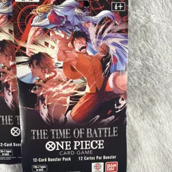 One Piece TCG English OP-16 The Time of Battle Booster Sleeved Pack x8 - Image 2