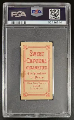 TY COBB 1909-11 T206 RED PORTRAIT SWEET CAPORAL AMAZING EYE APPEAL PSA 3 VG!!! - Image 2
