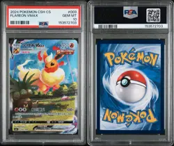 2024 Pokemon Flareon VMAX PSA 10 003/009 Simplified Chinese Eevee Gift Box - Image 3