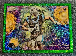 2025 Topps Cosmic TETAIROA McMILLAN "Stars In The Night" Green Space Dust #75/75 - Image 1