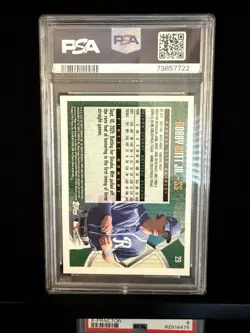 2022 Topps Finest Flashbacks Bobby Witt Jr. Rookie Card (RC) #29 - PSA 10!!! - Image 2