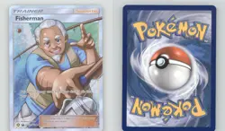 FISHERMAN SV94 ULTRA RARE HIDDEN FATES SHINY VAULT POKEMON HOLO NEAR MINT - Image 3