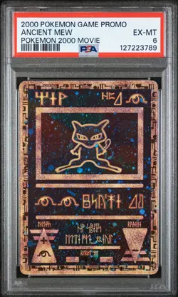 2000 POKEMON GAME MOVIE POKEMON 2000 MOVIE ANCIENT MEW PSA 6 - Image 1