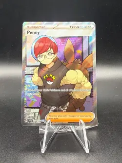 Penny 239/198 Ultra Rare Scarlet & Violet Pokemon Holo Near Mint - Image 1