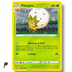 Pokemon Sword & Shield Promo Eldegoss SWSH046 Ultra Rare Holo NM - Image 1