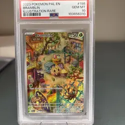 PSA 10 Bramblin #198 Pokemon Paldea Evolved English 2023 198/193 IR Gem Mint - Image 1