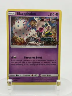 Blacephalon SM221 Prerelease Black Star Promo - Pokemon S&M Cosmic Eclipse MINT - Image 1